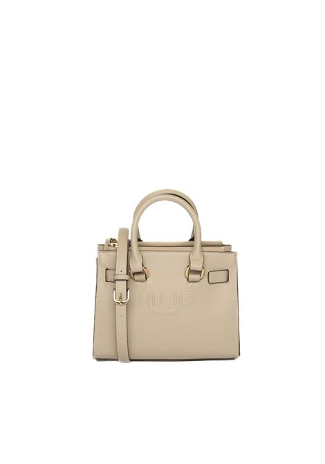 beige logo handle bag LIU JO | AA5150EE087HALONA-51308